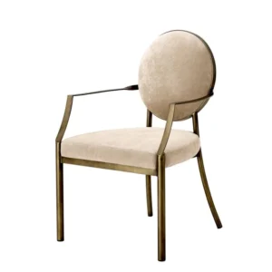 SEDIA DA PRANZO SCRIBA CON BRACCIOLO