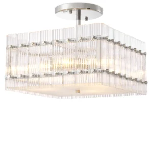 CEILING LAMP RUBY SQUARE  NICHEL