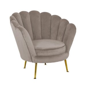 POLTRONA PERLA  VELLUTO KHAKI (QUARTZ KHAKI 903)