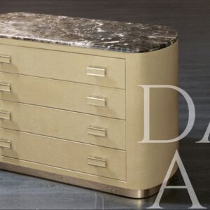 COMÒ DAMASSE 4 CASSETTI PIANO IN MARMO