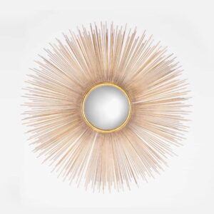 MIRROR CASS ROUND (GOLD)