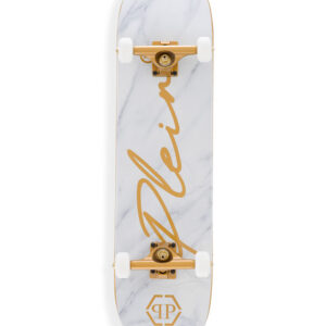 PP SKATEBOARD SHOCK WHITE MARBLE
