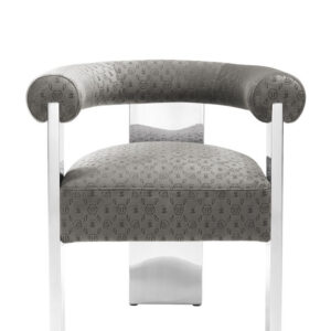 PP DINING CHAIR ICON GREY NICKEL