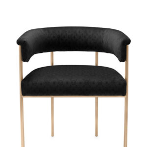 PP DINING CHAIR MONOGRAM BLACK