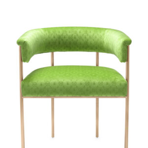 PP DINING CHAIR MONOGRAM GREEN