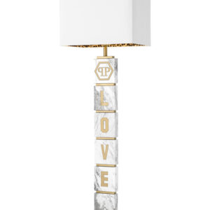 PP FLOOR LAMP KING WHITE MARBEL