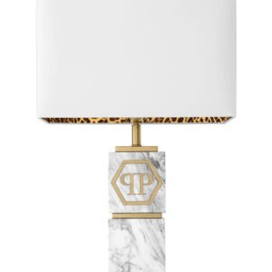 PP TABLE LAMP KING WHITE MARBEL