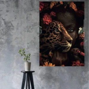 QUADRO IN VETRO BLUEYES